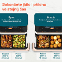 Cosori Dual Blaze TwinFry chytrá horkovzdušná fritéza10 L, keramika, bílá