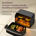 Cosori Dual Blaze Twin Fry Compact horkovzdušná fritéza 8,6 L, keramika, černá