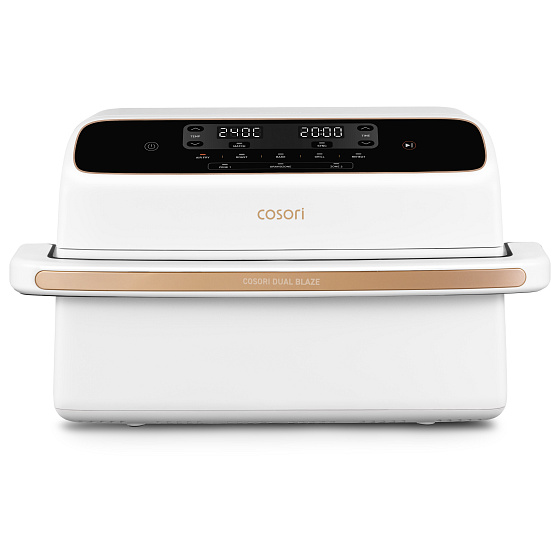 Cosori Dual Blaze Twin Fry Compact horkovzdušná fritéza 8,6 L, keramika, bílá