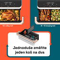 Cosori Dual Blaze TwinFry chytrá horkovzdušná fritéza10 L, keramika, bílá