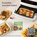 Cosori Dual Blaze Twin Fry Compact horkovzdušná fritéza 8,6 L, keramika, bílá