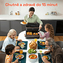 Cosori Dual Blaze TwinFry chytrá horkovzdušná fritéza 10 L, keramika, černá