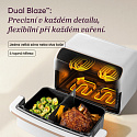 Cosori Dual Blaze Twin Fry Compact horkovzdušná fritéza 8,6 L, keramika, bílá