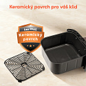 Cosori TurboBlaze Pro horkovzdušná fritéza 6L, keramika - černá