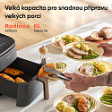 Cosori TurboBlaze Pro horkovzdušná fritéza 6L, keramika - černá