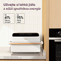 Cosori Dual Blaze Twin Fry Compact horkovzdušná fritéza 8,6 L, keramika, bílá
