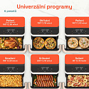 Cosori Dual Blaze TwinFry chytrá horkovzdušná fritéza10 L, keramika, bílá