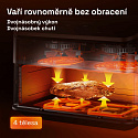 Cosori Dual Blaze TwinFry chytrá horkovzdušná fritéza 10 L, keramika, černá